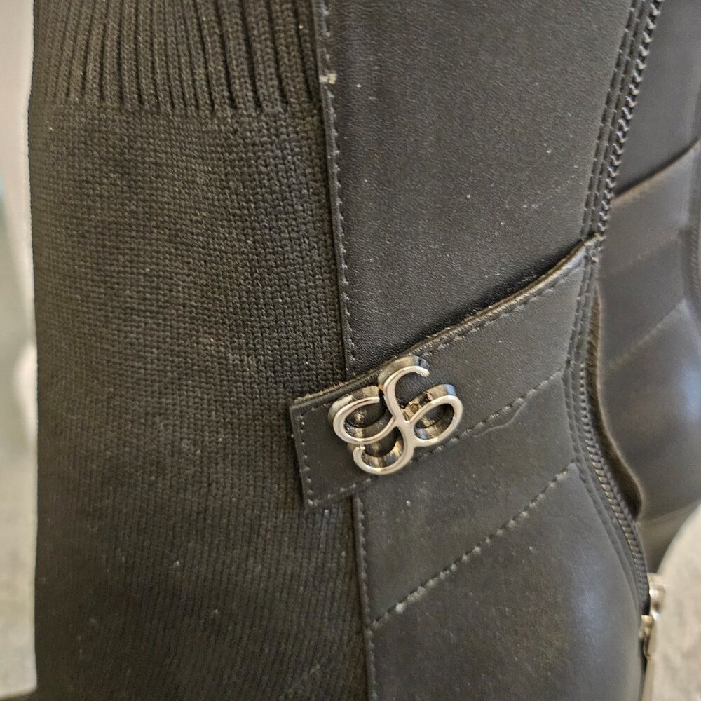 Cosy Island SassyMove Pointed Toe Black Ankle Boots - Picture 3 of 7
